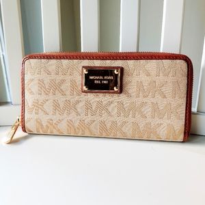 Michael Kors Brown/Beige Wallet